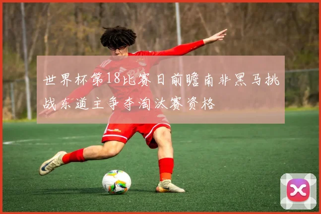 世界杯第18比赛日前瞻南非黑马挑战东道主争夺淘汰赛资格